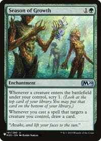 Season of Growth - The List Reprints - Magic: The Gathering card