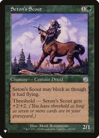 Seton's Scout - The List Reprints - Magic: The Gathering card