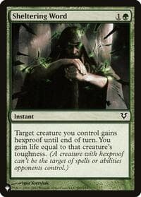 Sheltering Word - The List Reprints - Magic: The Gathering card