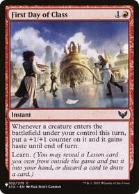 First Day of Class - The List Reprints - Magic: The Gathering card