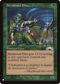 Skyshroud Elite - The List Reprints - Magic: The Gathering card