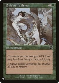 Spidersilk Armor - The List Reprints - Magic: The Gathering card