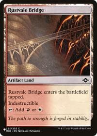 Rustvale Bridge - The List Reprints - Magic: The Gathering card