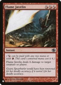 Flame Javelin - The List Reprints - Magic: The Gathering card