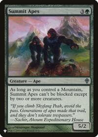 Summit Apes - The List Reprints - Magic: The Gathering card