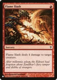 Flame Slash - The List Reprints - Magic: The Gathering card
