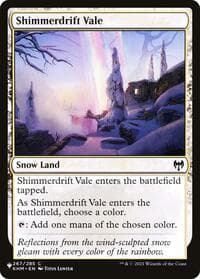 Shimmerdrift Vale - The List Reprints - Magic: The Gathering card