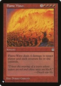 Flame Wave - The List Reprints - Magic: The Gathering card