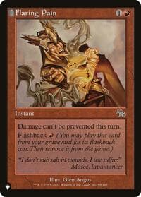 Flaring Pain - The List Reprints - Magic: The Gathering card
