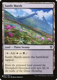 Sunlit Marsh - The List Reprints - Magic: The Gathering card