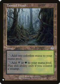 Tainted Wood - The List Reprints - Magic: The Gathering card
