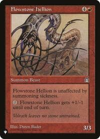 Flowstone Hellion - The List Reprints - Magic: The Gathering card