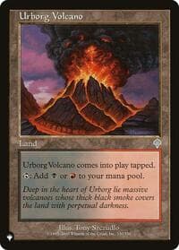 Urborg Volcano - The List Reprints - Magic: The Gathering card