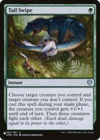 Tail Swipe - The List Reprints - Magic: The Gathering card