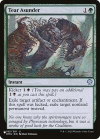 Tear Asunder - The List Reprints - Magic: The Gathering card