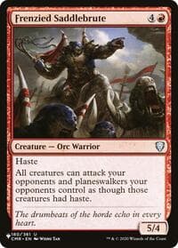 Frenzied Saddlebrute - The List Reprints - Magic: The Gathering card