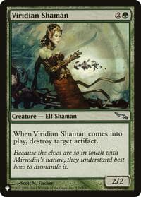 Viridian Shaman - The List Reprints - Magic: The Gathering card