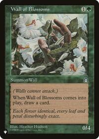 Wall of Blossoms - The List Reprints - Magic: The Gathering card