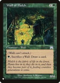 Wall of Mulch - The List Reprints - Magic: The Gathering card