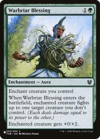 Warbriar Blessing - The List Reprints - Magic: The Gathering card