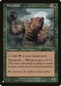 Werebear - The List Reprints - Magic: The Gathering card
