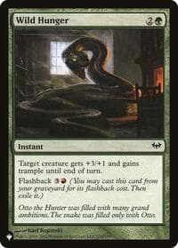 Wild Hunger - The List Reprints - Magic: The Gathering card