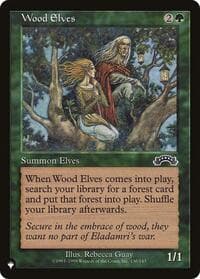Wood Elves - The List Reprints - Magic: The Gathering card