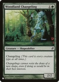 Woodland Changeling - The List Reprints - Magic: The Gathering card