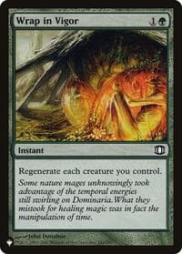 Wrap in Vigor - The List Reprints - Magic: The Gathering card