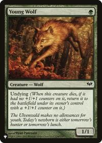 Young Wolf - The List Reprints - Magic: The Gathering card