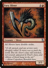 Fury Sliver - The List Reprints - Magic: The Gathering card