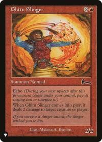 Ghitu Slinger - The List Reprints - Magic: The Gathering card