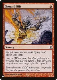 Ground Rift - The List Reprints - Magic: The Gathering card