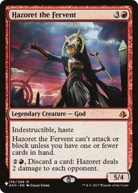 Hazoret the Fervent - The List Reprints - Magic: The Gathering card