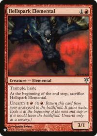 Hellspark Elemental - The List Reprints - Magic: The Gathering card