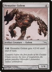 Hematite Golem - The List Reprints - Magic: The Gathering card
