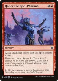 Honor the God-Pharaoh - The List Reprints - Magic: The Gathering card