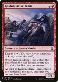 Keldon Strike Team - The List Reprints - Magic: The Gathering card