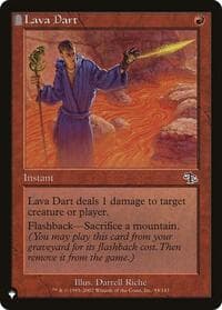 Lava Dart - The List Reprints - Magic: The Gathering card