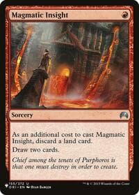 Magmatic Insight - The List Reprints - Magic: The Gathering card