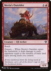 Meria's Outrider - The List Reprints - Magic: The Gathering card