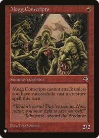 Mogg Conscripts - The List Reprints - Magic: The Gathering card