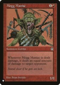 Mogg Maniac - The List Reprints - Magic: The Gathering card