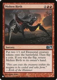Molten Birth - The List Reprints - Magic: The Gathering card