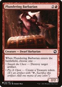 Plundering Barbarian - The List Reprints - Magic: The Gathering card