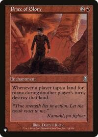 Price of Glory - The List Reprints - Magic: The Gathering card