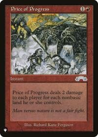 Price of Progress (EXO) - The List Reprints - Magic: The Gathering card