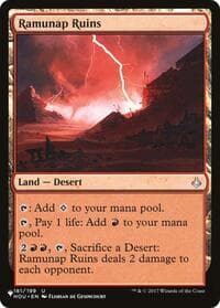 Ramunap Ruins - The List Reprints - Magic: The Gathering card