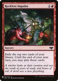 Reckless Impulse - The List Reprints - Magic: The Gathering card