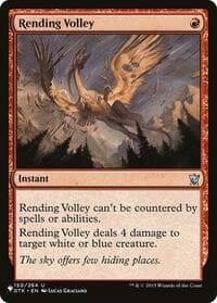 Rending Volley - The List Reprints - Magic: The Gathering card